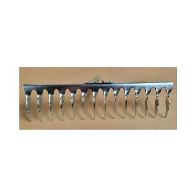 (PC-G06.14N.14T) 14 Twisted Tooth Head Heavy Duty Steel Garden Rake