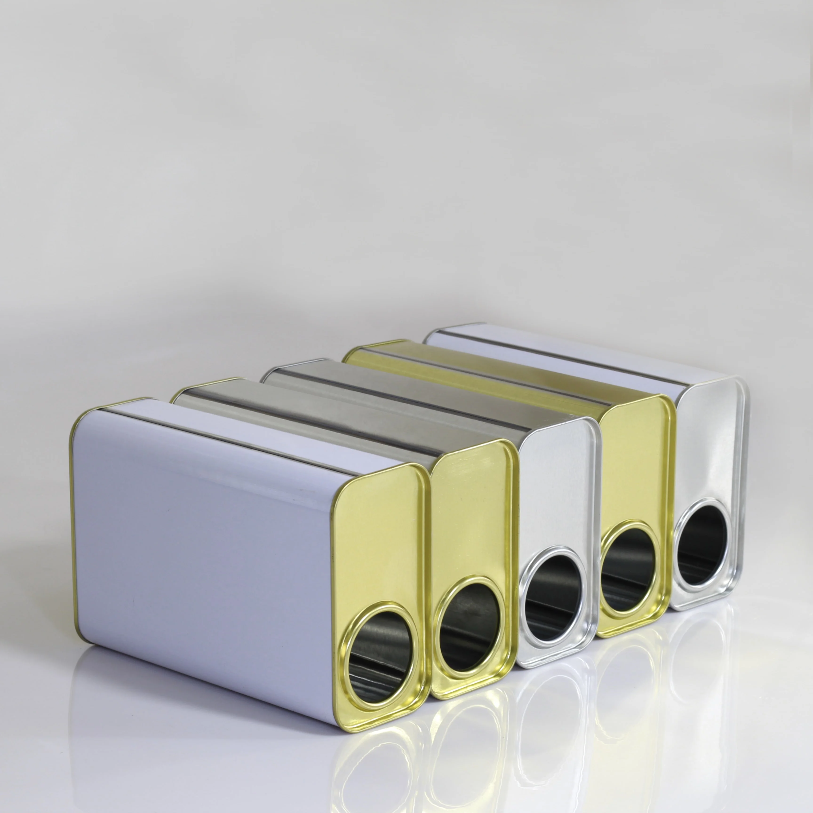 
Custom size Square Tin Can 1 liter for chemical, paint 