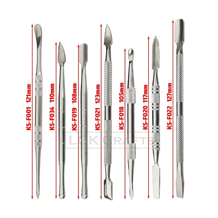 Metal Wax Carving Tool Kit Stainless Silver Sculpting Tools Wax Carving Tools