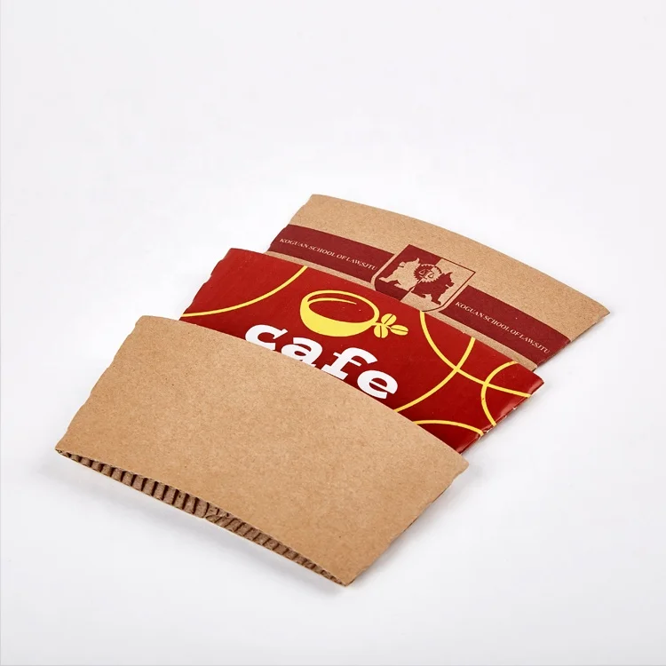 Custom Printed Paper Sleeve Kraft Printed Sleeve Wholesale Logo Printed Kraft Paper Sleeve