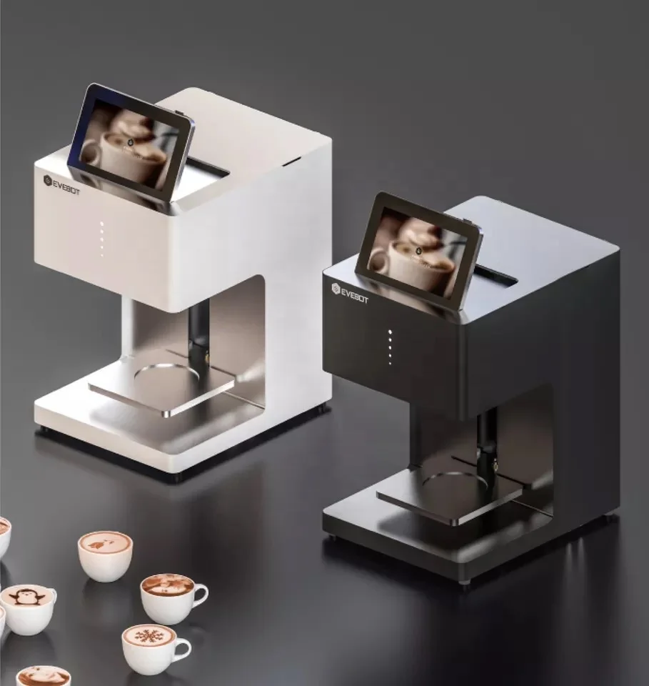 Evebot EB-FC 3D Coffee Printer Latte Art Coffee Photo Printing Machine Digital Wifi Enabled Printing Coffee Shop EB-FT4 EB-Pro