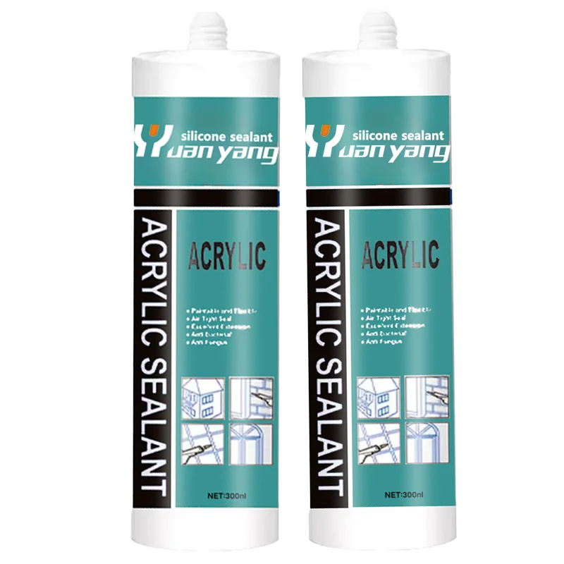 Siliconized general purpose adhesive water-based acrylic silicone sealant for caulking