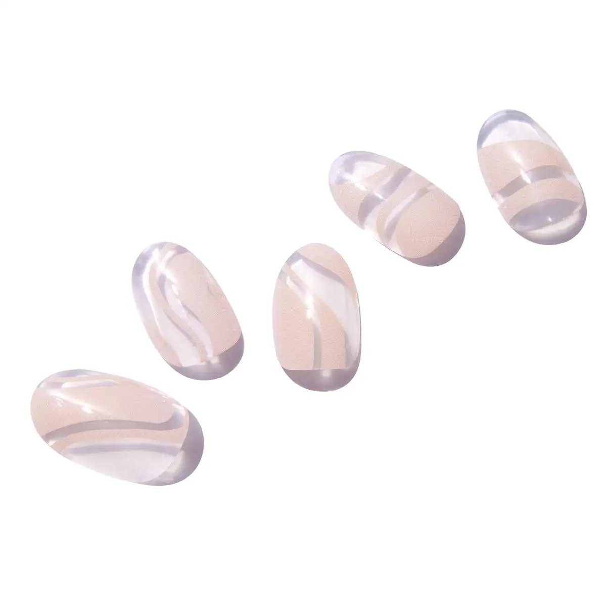 Korean 100% Real Salon Quality Press on gel nails Gel Nail sticker manicure Wholesale Certified