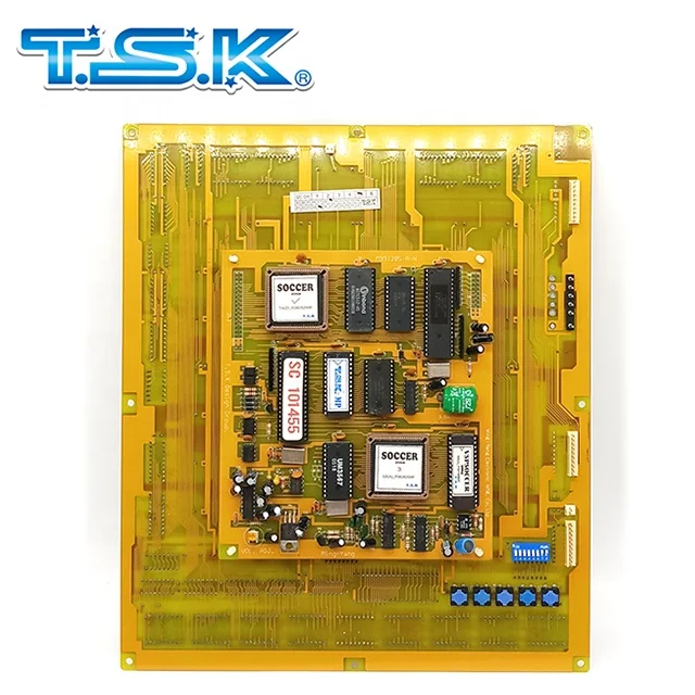 MY-6 Soccer : TSK Taiwan Coin Operated Arcade Coin Pusher Game Machine Tragamonedas Taiwanesas PCB