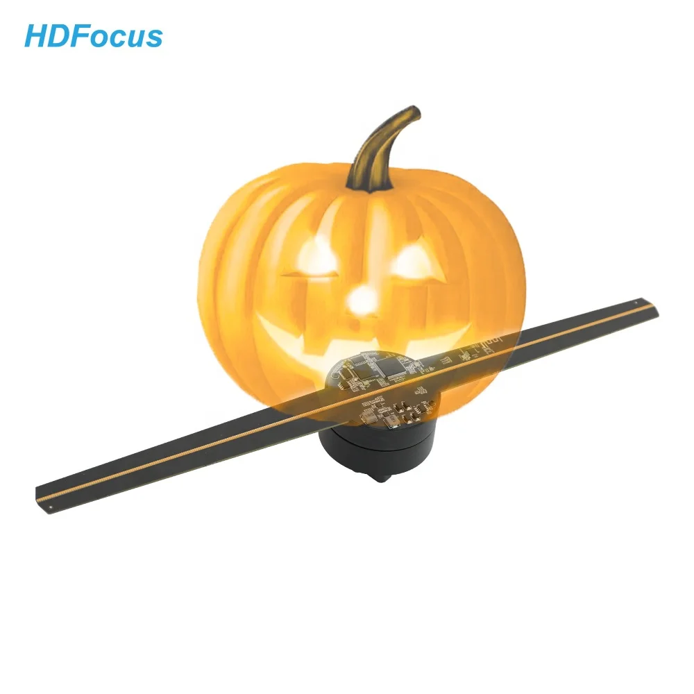 Holographic 3D Led Fan Display 42Cm Advertising Machnie Hologram 3d Professional Projector 3d Fan Hologram