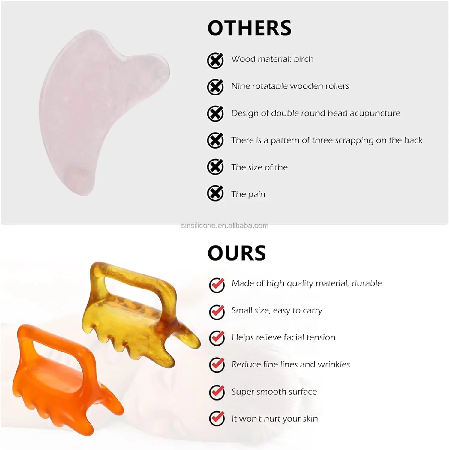 Resin Cervical Spine Self Massage Trigger Point Therapy Tool Body Massager