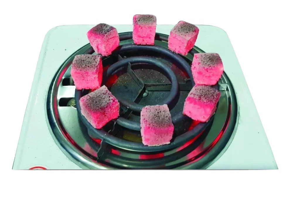 Индонезийский брикетный уголь для кальяна с низким содержанием ясеня 100% кокосовый высшего качества не ломается сильный