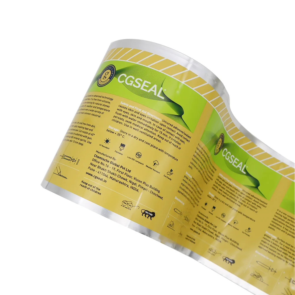 Printing Aluminum foil PET film laminating food packaging plastic roll film for chips/candy/snack Pouch Roll Film