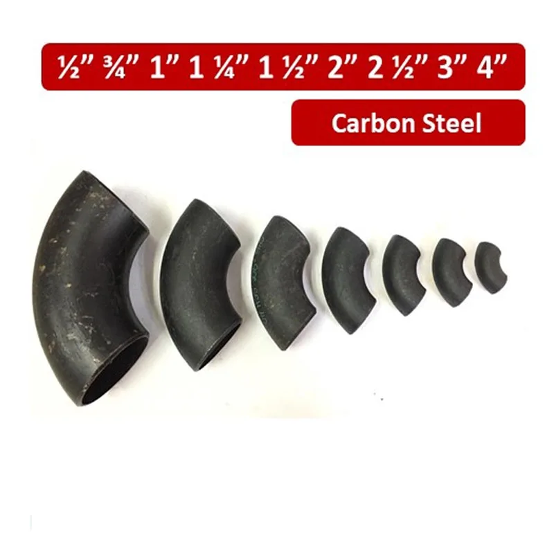 ASME ANSI B16.9 DN 600 45 90 Degree Sch160 DN 50 Carbon Steel Elbow Sch80 A234 Butt-Welding Long Radius black elbow pipe fitting