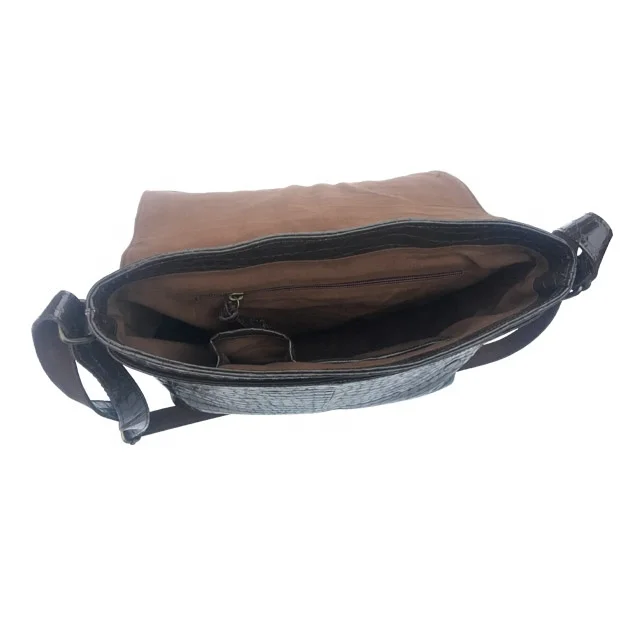 Genuine Leather Crossbody Bag For Men.