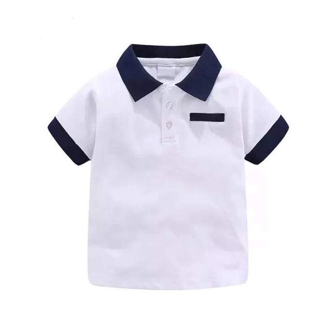 Fashion Cotton Breathable Blank Polo T-shirt Soft Plain Custom Logo Sportswear Polo Shirts with custom logo