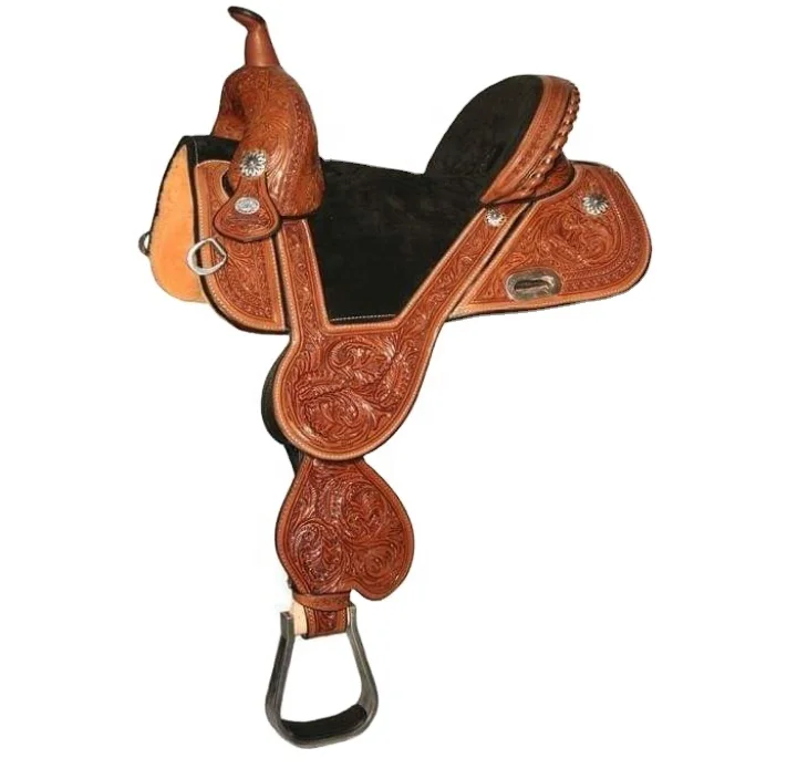 Exclusive High Quality Western Treeless Saddle With Hand Curved Manufacturer