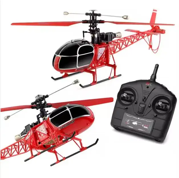 Wltoys Xk Hobby Toy V915-A 2.4G Electric Single Blade Altitude Hold Alouette Lama Rtf Remote Control 4Ch Rc helicopter 4 Channel