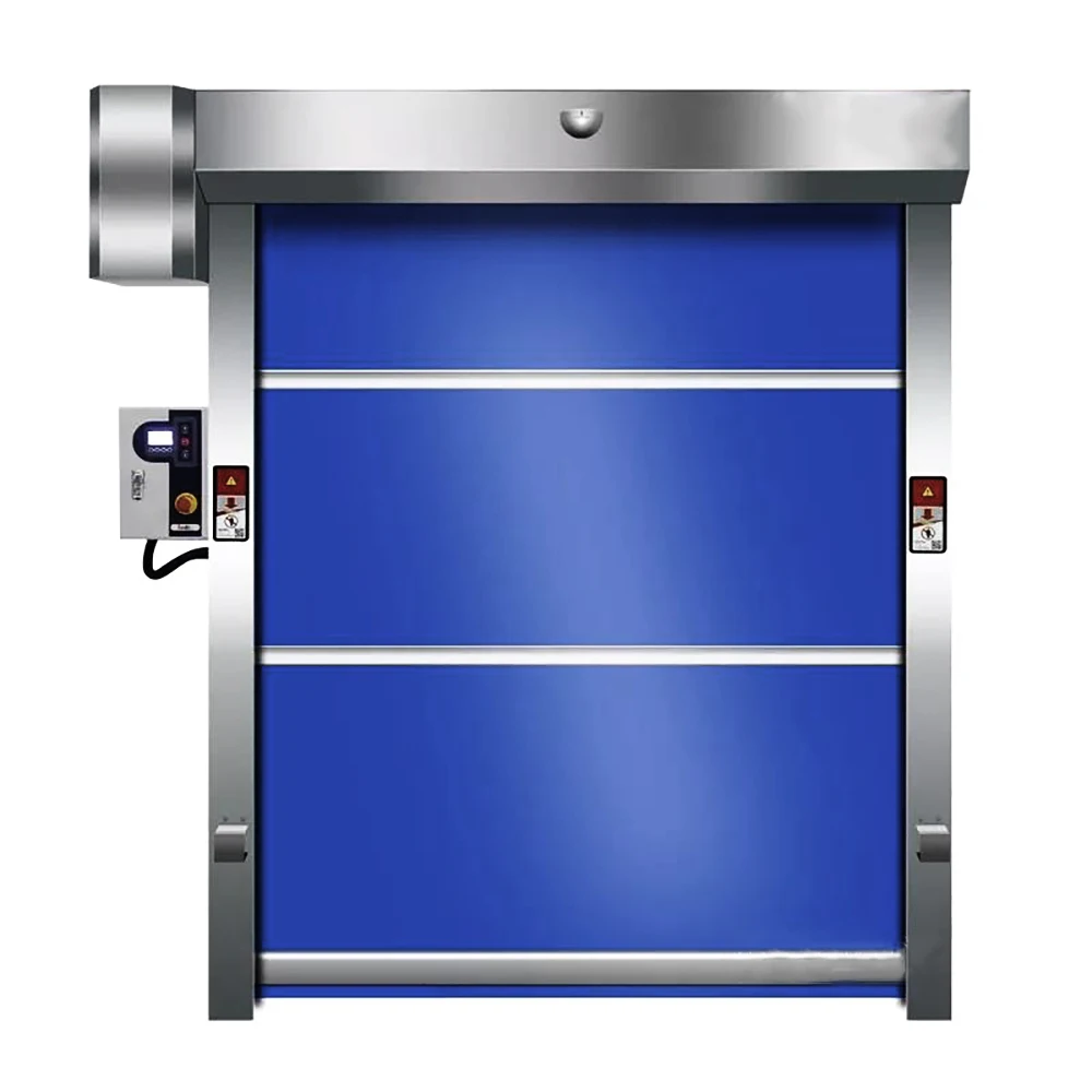 The factory makes high-speed doors PVC cloth car wash plastic quick door Fast rolling door for food factory
