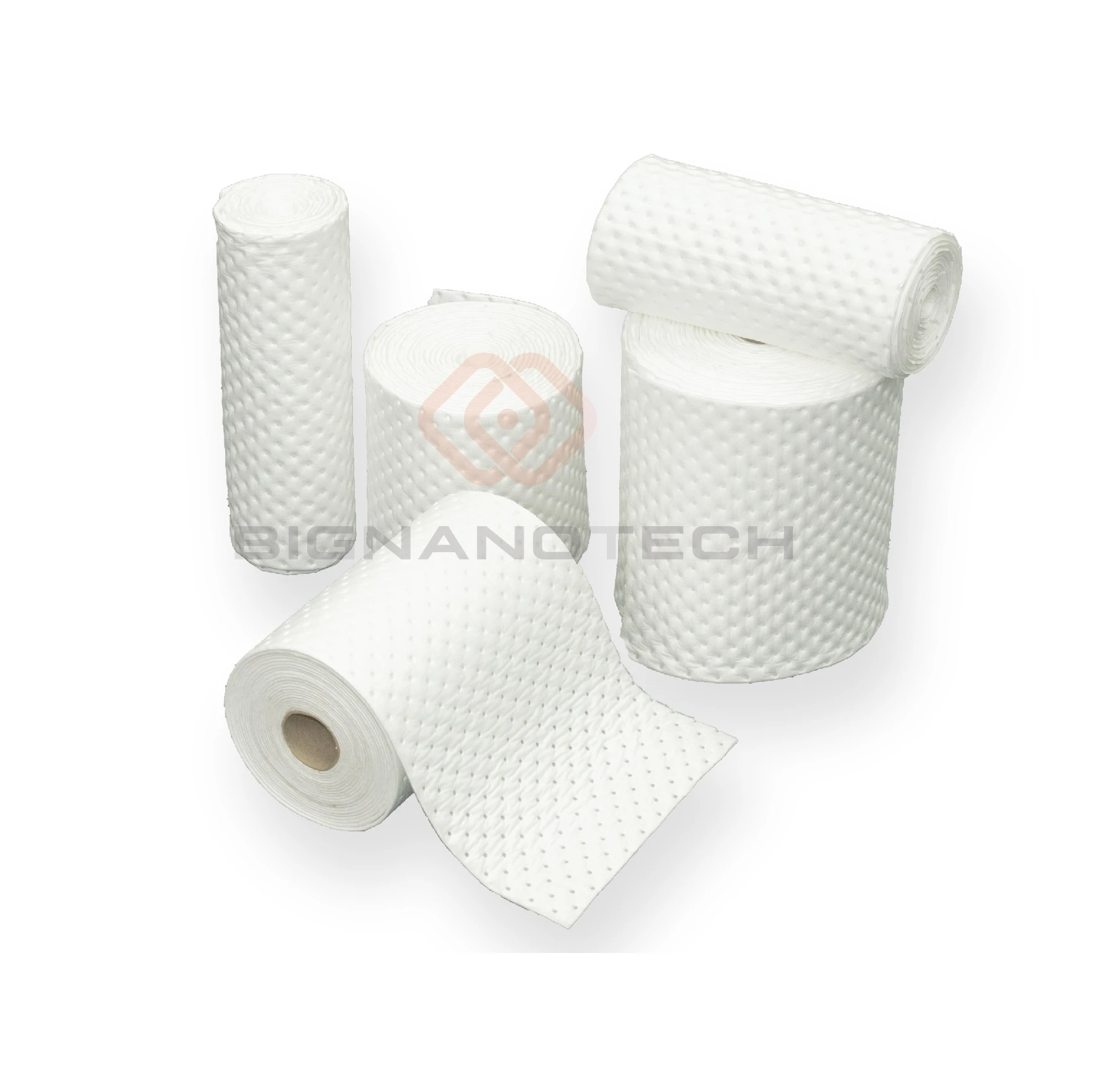 Eco-friendly 1-4mm OEM ODM Heavy Oil Absorbing Granules Cotton White Universal Oil Absorbent Pad Rolls-Other Environmental Produ