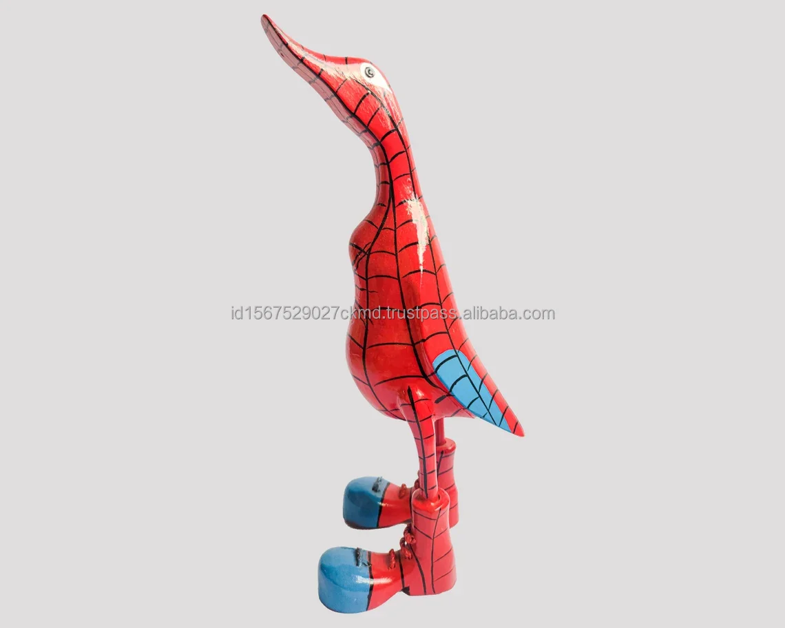 Spiderman style  Ducks Wholesale Bamboo Wood Duck, Java Wooden Duck Home Decoration Jepara Crafts, Gifts & Crafts Craft Supplies