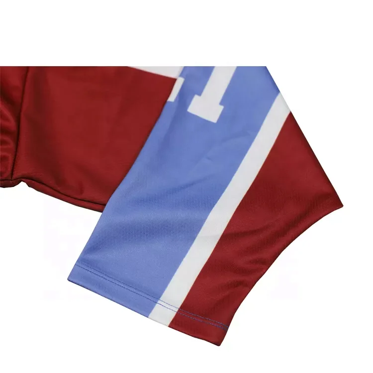 Top quality sublimated ice hockey jersey customized designs logos and best custom material cheap wholesale price