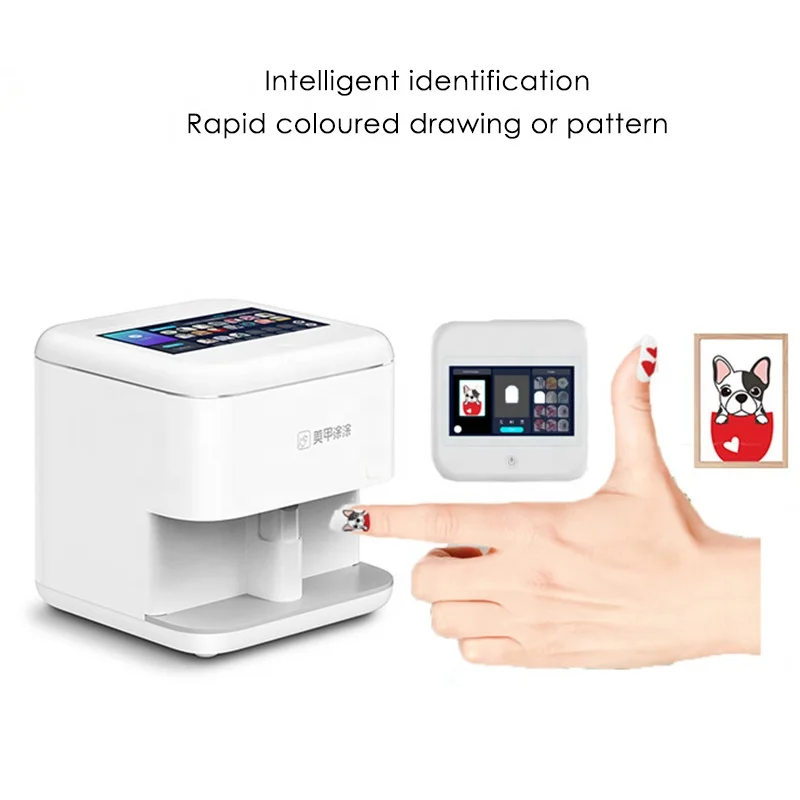 Factory Price 3D Automatic Digital Nail Art Printer Machine Portable Fingernail Printer Nail Price Printing Machine