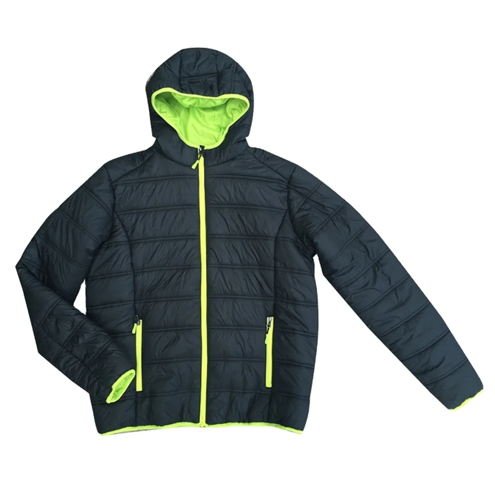 Low MOQ Men Winter Jacket Windbreak Warm Windproof Down Padded Coats Male Stand Collar Puffer Jacket With Zipper Hood