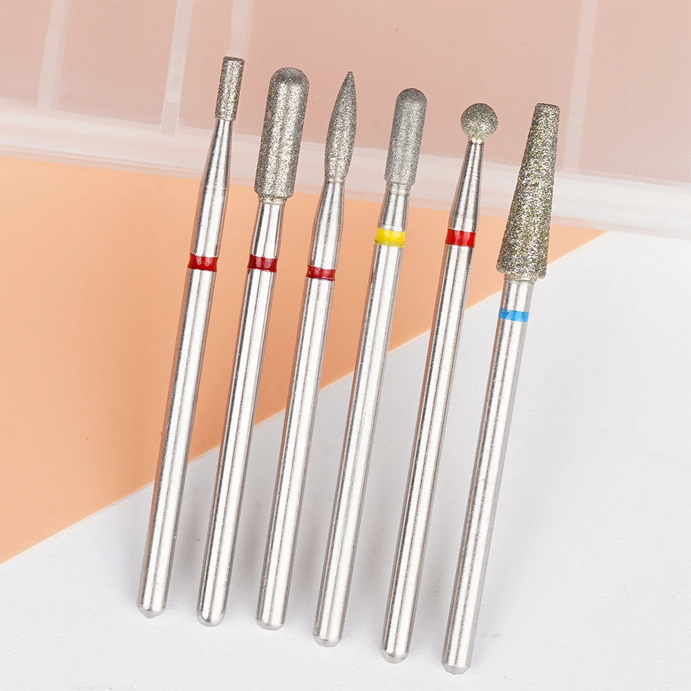 All Size Rounded Top Barrel Shape Fine Diamond Smooth The Cuticle Area diamond nail drill bit