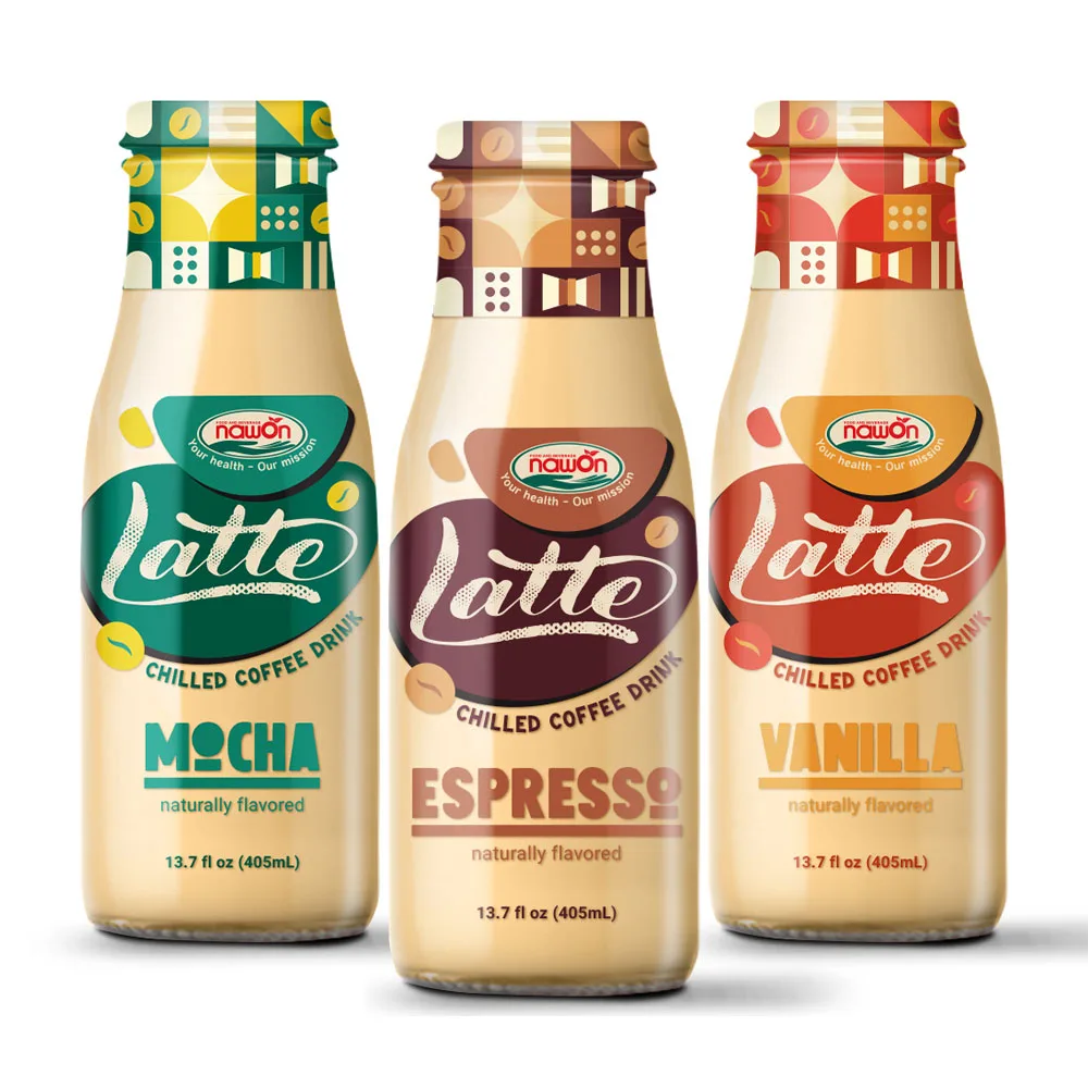 Best Taste 405ML Glass Bottle Coffee Ready to Drink from Vietnam Coffee Manufacturer OEM bottled coffee Free Sample Free Design