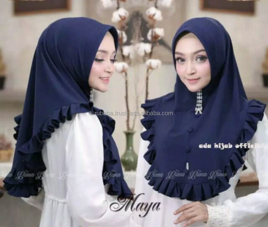 HIJAB INSTANT Новый BERGO KHIMAR с супер JILBAB DESINGE вирусный хиджаб