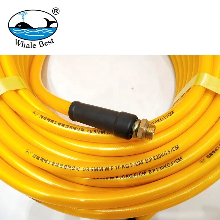 50m yellow high pressure agriculture sprayer hose