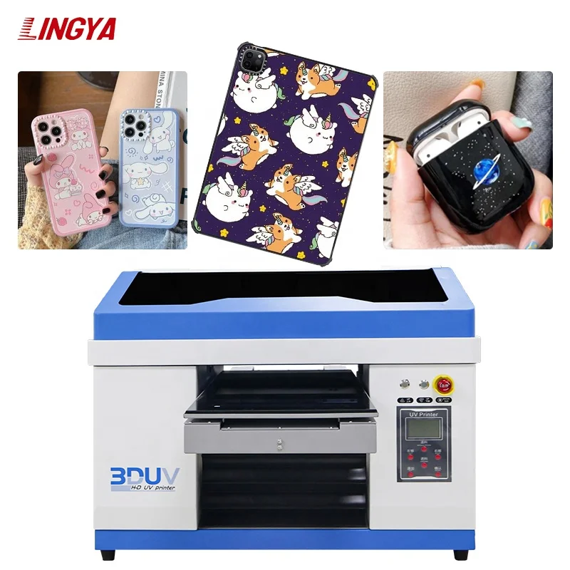 Оптовая продажа от производителя 3060 4060 5060 6090 UVprinter акриловый мини-планшетный принтер A3 Автоматический подъемный УФ-струйный