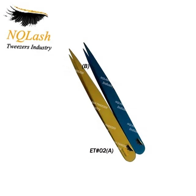 Custom Logo Eyelash Scissors Stainless Steel High Quality Cuticle  Manicure Scissors Beauty Scissors NQLASH Tweezers