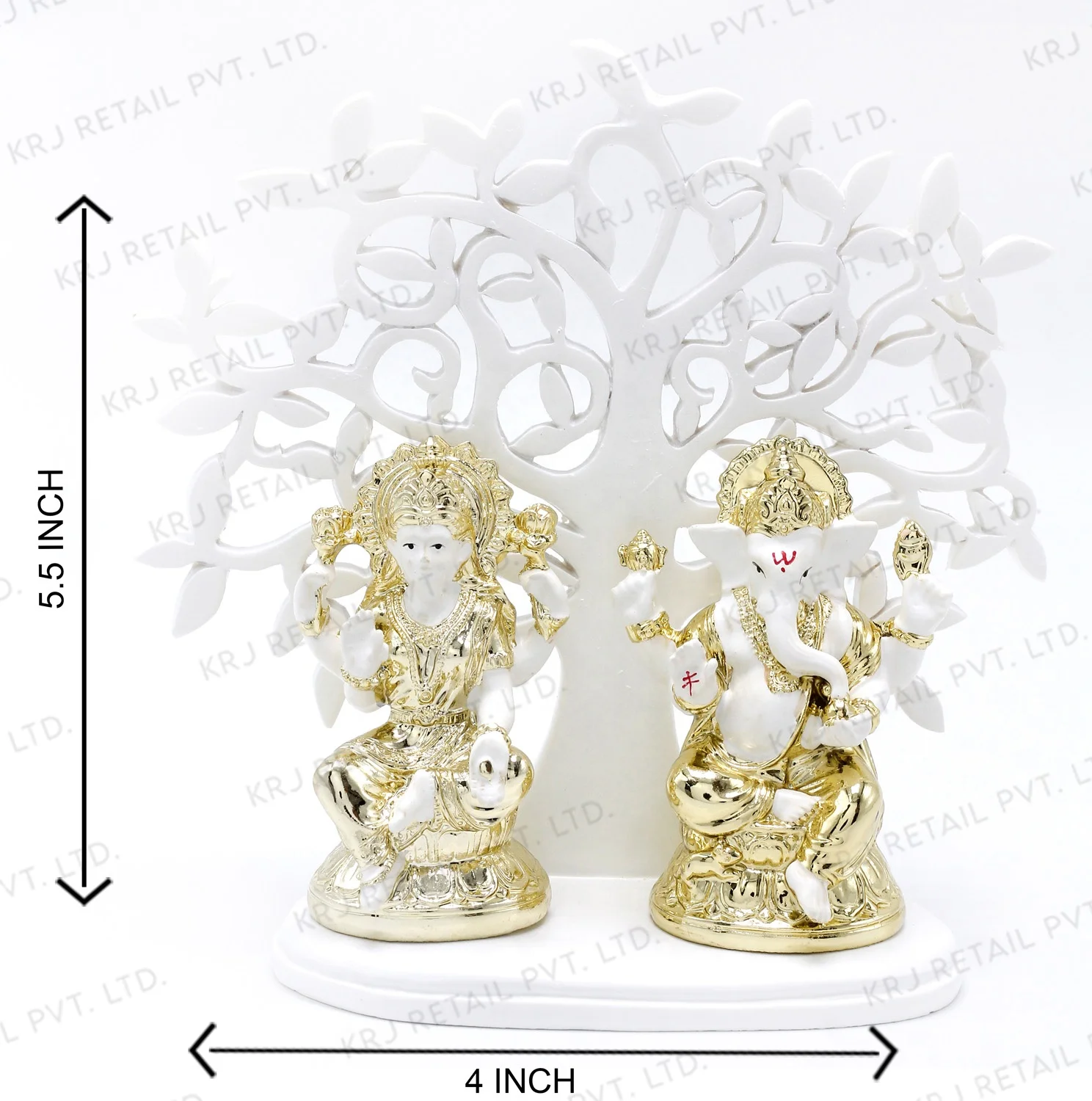 Латунная Статуэтка Ganesha Lakshmi Idol для дома храм комната дворика Декор статуэтка подарок 3 дюйма