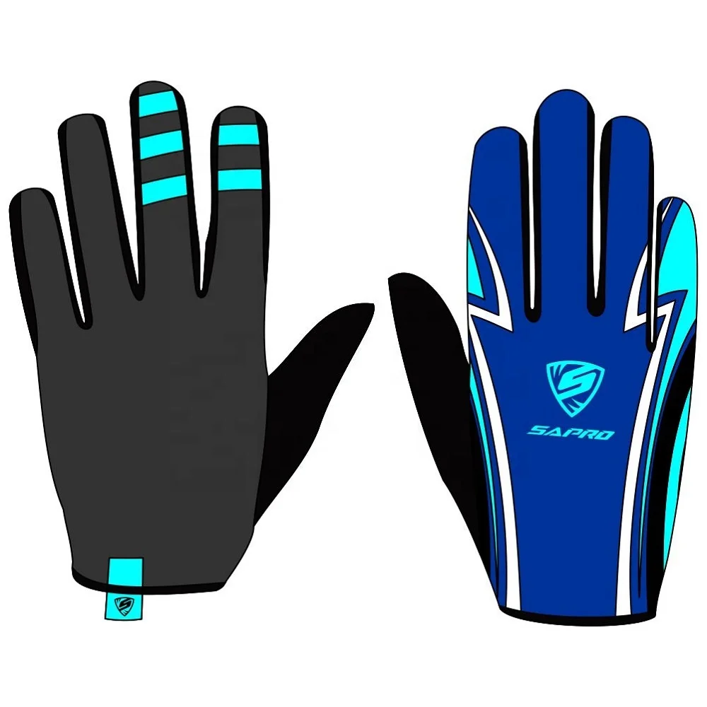 Non Slip Full Finger Protection Touch Screen Motorcycle Motocross Racing Gloves Custom MTB MX Downhill Motorbike Gloves