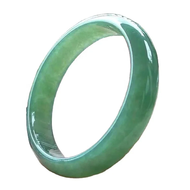 Emerald Bangle Precious Stone Price Natural Emerald Bangle Green Jade Bracelets Round Bangles Gift for Women Jades Fine Jewelry