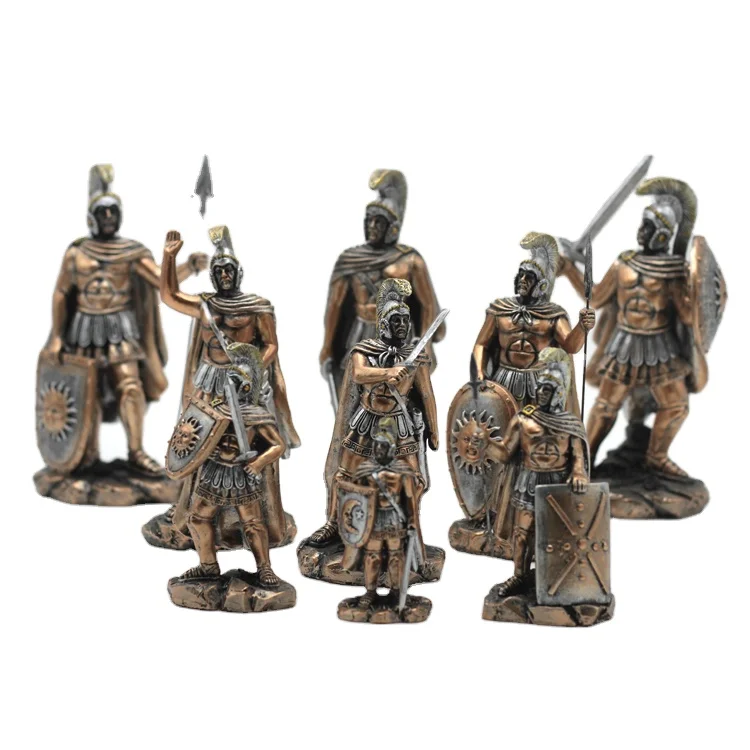 Resin Craft Custom Roman Greece Warrior Soldier Figurine