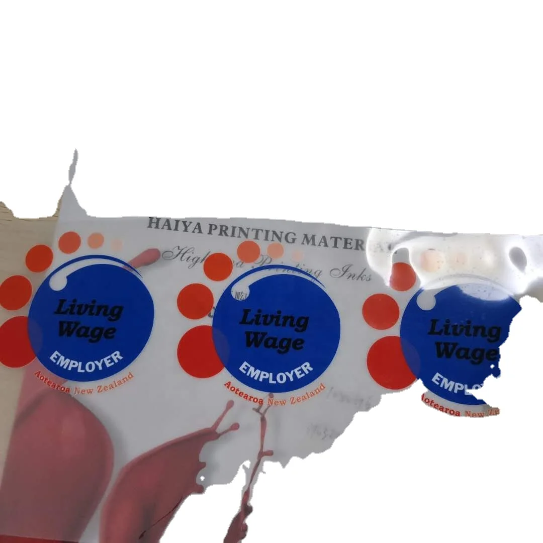 Пленка DTF для теплопередачи ПЭТ пленка для порошковой встряхивания ПЭТ-пленки пигментные чернила для A3 A4 промышленные