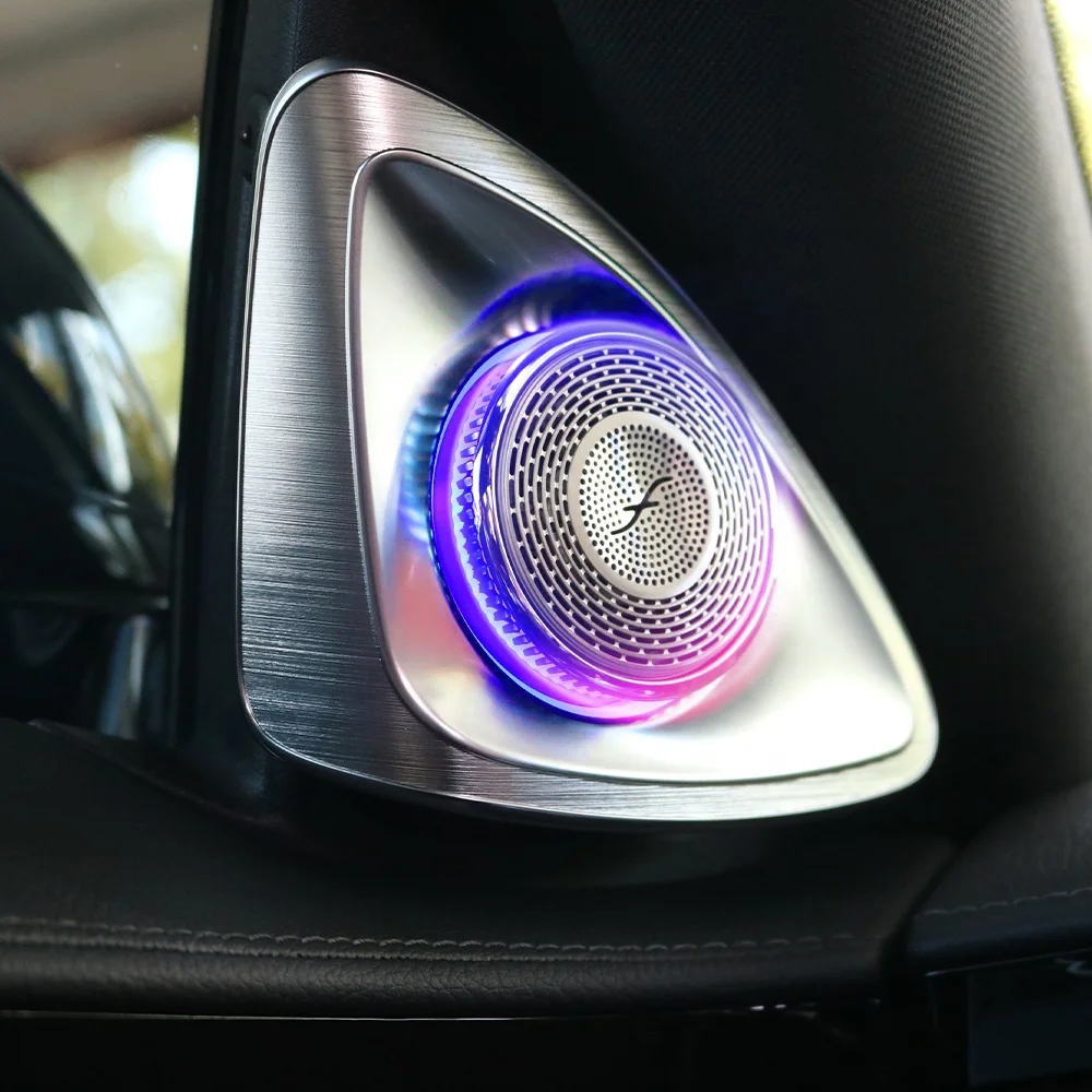 2021 New product launch W223 4D Rotating Tweeters Car 64 color Ambient Light Interior Speakers For Mercedes S-class W223