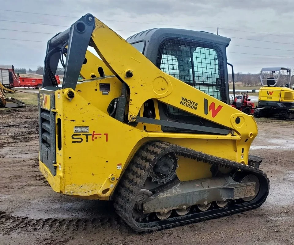 Used 2019 WACKER NEUSON ST31 Track Skid Steer 2 Speed, EH Joystick Controls, Power Quick Attach, 74 Hp Kohler Diesel Engine