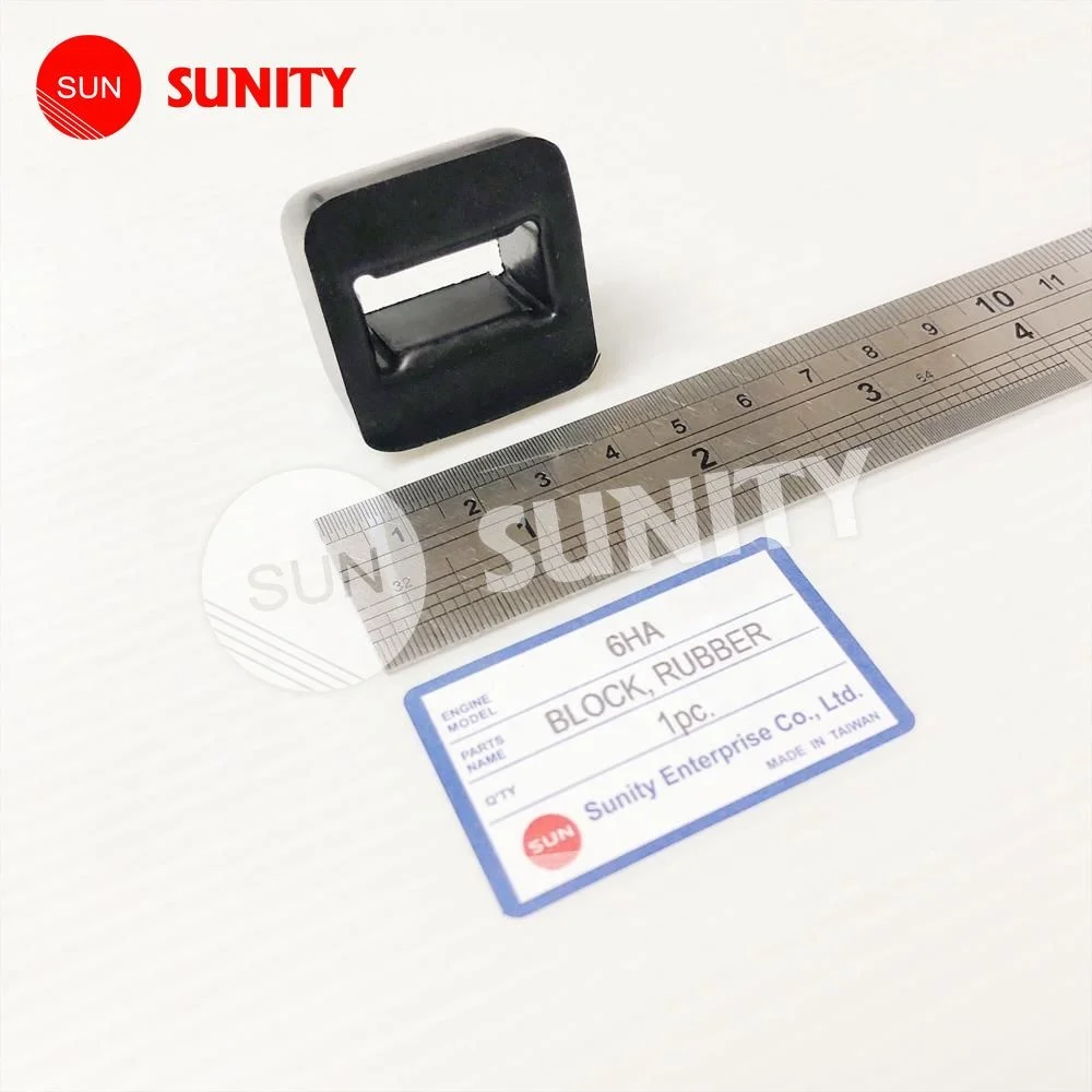 TAIWAN SUNITY high quality 6HA BLOCK, RUBBER YXH2-130-1 OEM 177059-03570 for Yanmar Diesel Marine