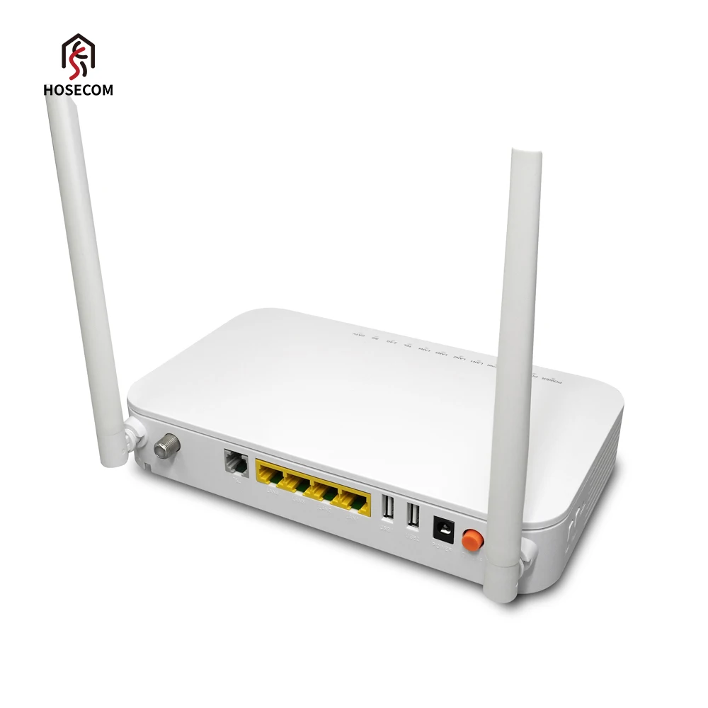 Dual Band CATV ONU AC1200 2.4G 5G Dual Band Wifi5 Optical Network Unit Xpon ONU 4GE VoIP CATV ONT Fiber Modem Router G5412C