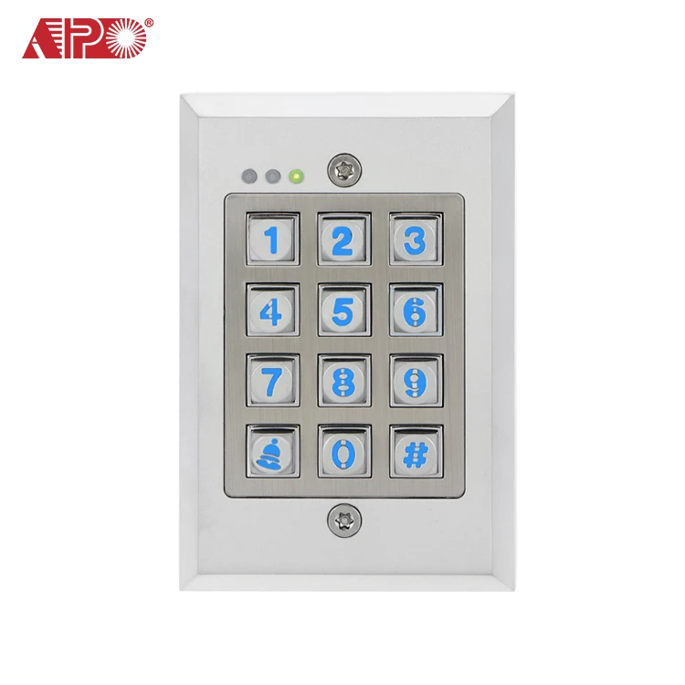 DK-2831B (P2) Tuya Wifi Mobile Smart Phone Control Vandal Resistant High Quality Access Keypad with Doorbell Button