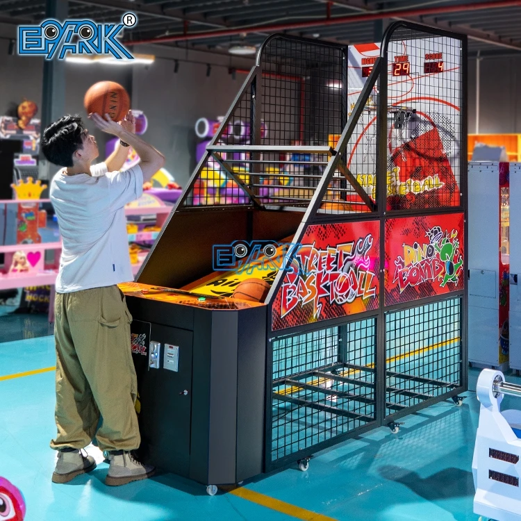 Coin-Operated Indoor Commercial Basketball Arcade Game Machine Children 1 Player Simulator Online Model Maquina De Baloncesto