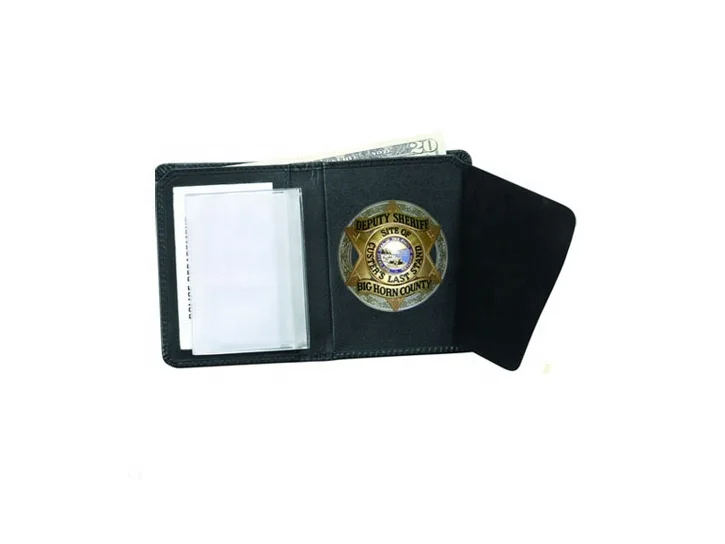 Wholesale Leather Badge Holder Cases ID Card Case Badge Holder Wallet