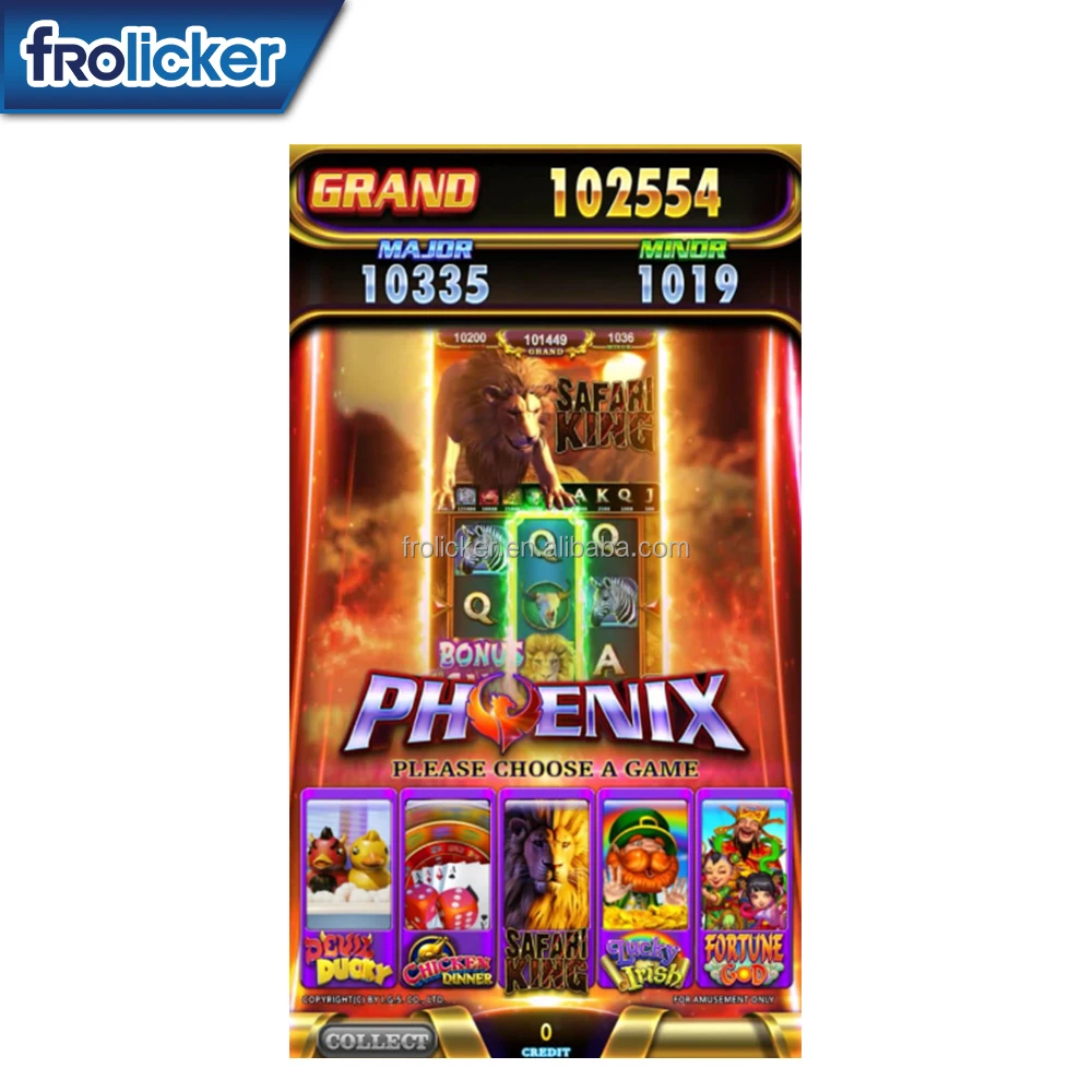 IGS Games Phoenix Vertical Skill 5 IN 1 Game Board Multigame Video Machine