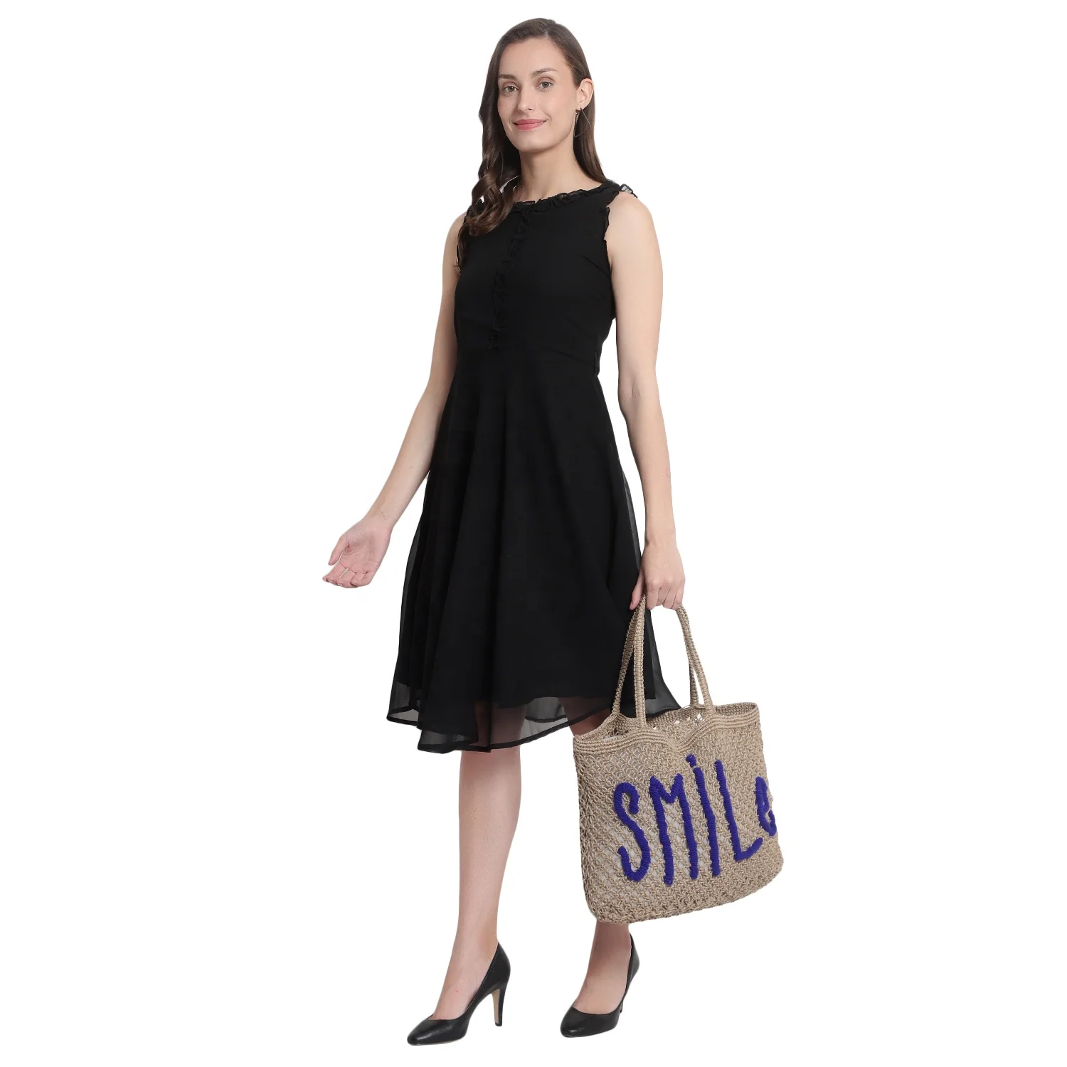 Модная Летняя женская пляжная дорожная сумка ручной работы из натурального джута вязаная крючком сумка-тоут для покупок оптовая продажа модная сумка-Макраме