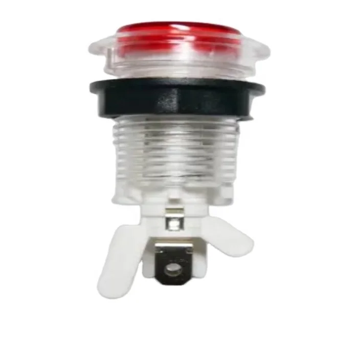 Kwang Yi Best Quality Push Round Button PC-T10 Button For Stern Pinball Machine-Red/ Boton para maquina pinball 7 bolas