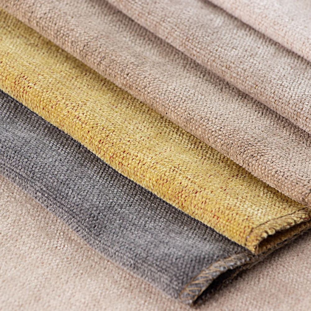New Arrival Home Textile Upholstery Chenille Designs Popular Multi Color Fabrics Sofa Fabric for Sofa Furniture Decoration