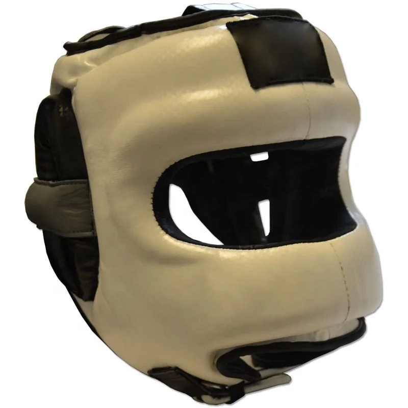 Custom Logo Full Face Boxing MMA Head protector Guard Made training head guards