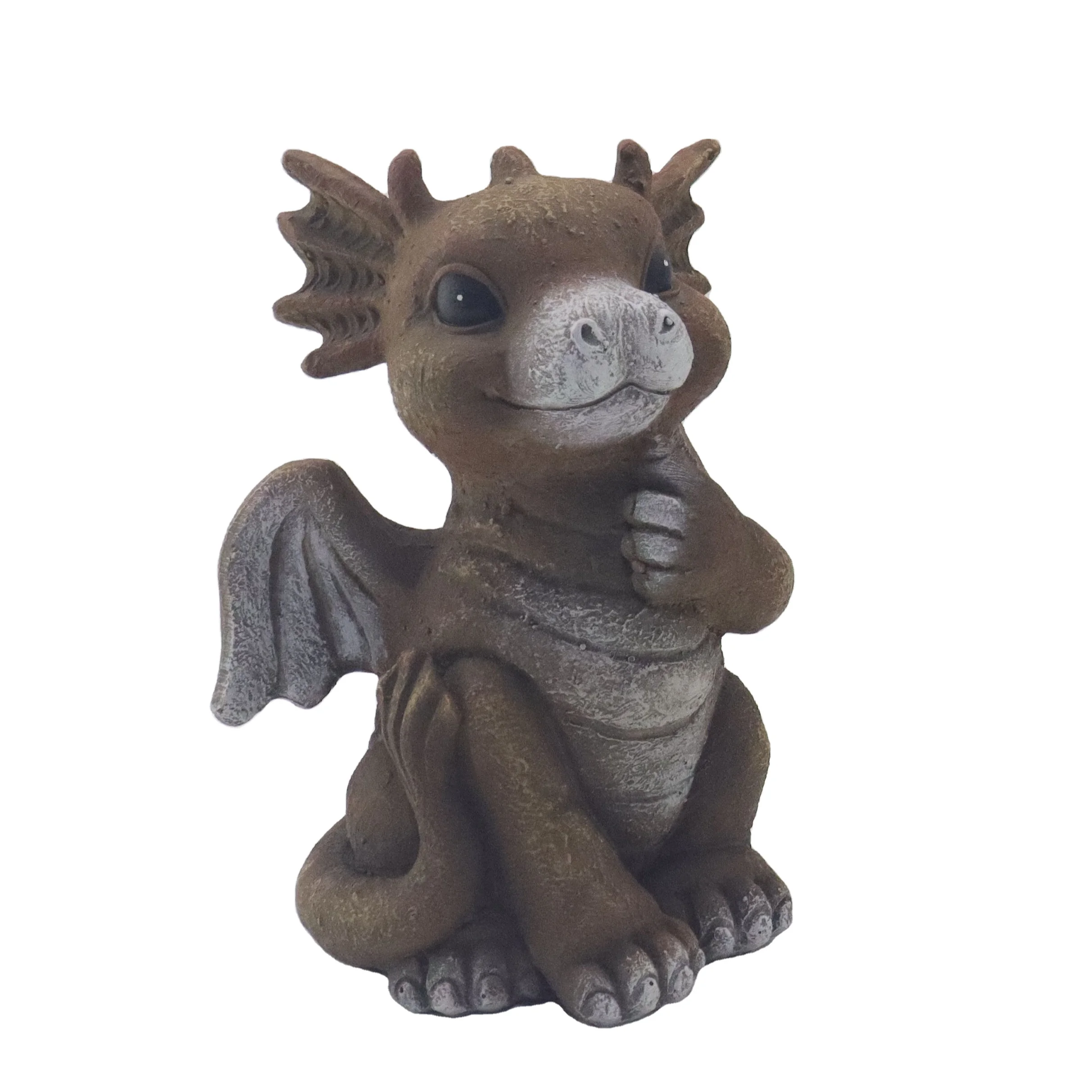 Wholesale Crafts Garden Statue Decorative Resin Garden Dragon Statue