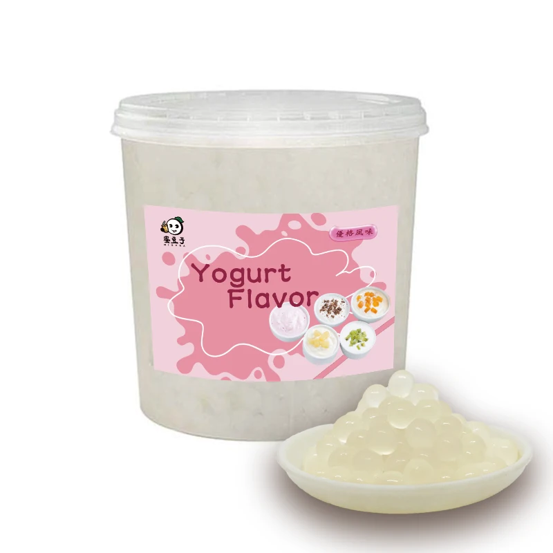 New Topping Boba Coating Juice Jelly Yogurt For Dessert