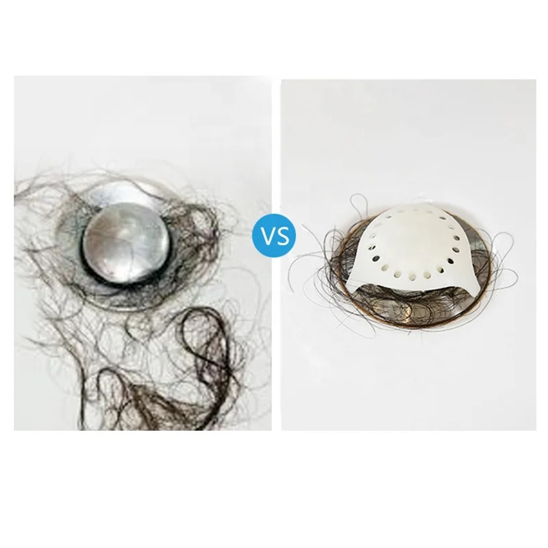 ABS Drain Hair Catcher Durable Silicone Hair Stopper Floor Tub Drain Protector Bathroom Pet Hair Catcher Sink Wire Big Size