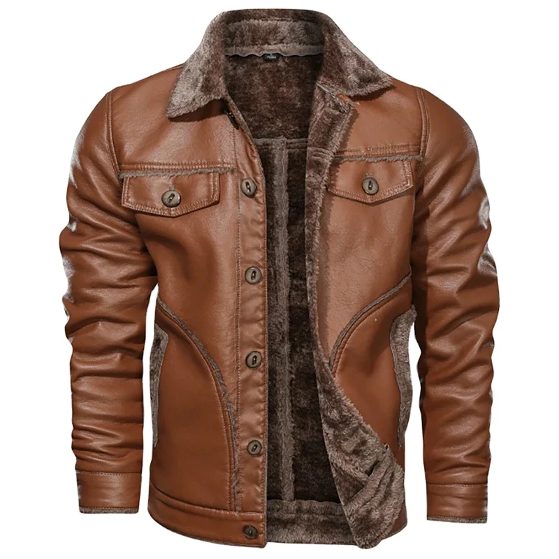 Top High Quality Leather Jacket Cow Hide Inner Fur with Original Pure Premium Quality for Men Wool / Viscose Shell Racer Jacket
